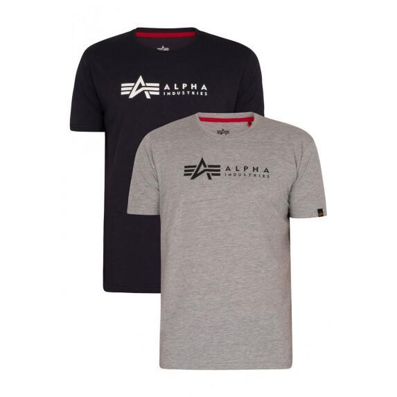 T-shirt Alpha Industries Label T Pack 2 Lifestyle shirts and - T-shirts - - Man Polo
