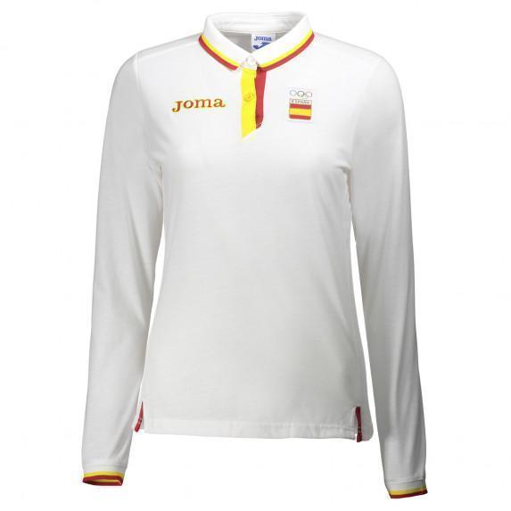 Women's long sleeve polo shirt Espagne Olympique PODIUM