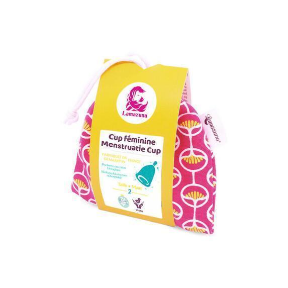 Menstrual cup with pouch for women Lamazuna