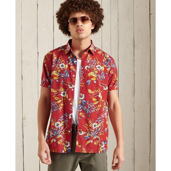 item Pebish omroeper Fitted shirt Superdry Hawaiian Box