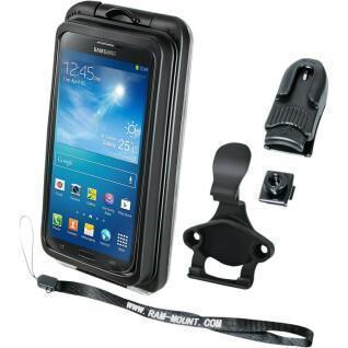Phone holder Ram Mount aqua box pro 20 iphone 3/4/5 case and clip transparent composite