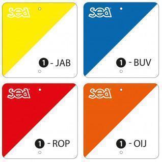 Set of 40 plastic orientation markers Sporti France