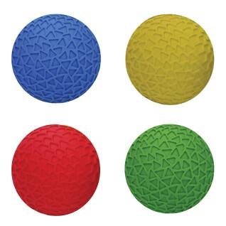 Set of 4 honeycombed balls 10 cm Sporti France