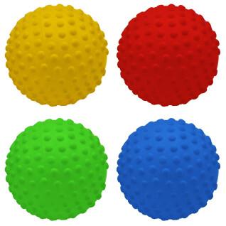 Set of 4 sensory balls 10 cm Sporti France