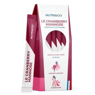 Food supplement for urinary comfort Nutri&Co Le Cranberry Mannose - 20 sticks