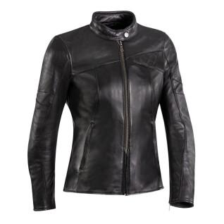 Leather jacket motorcycle woman Ixon cranky