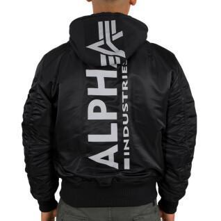 Jacket Alpha Industries MA-1 ZH back print