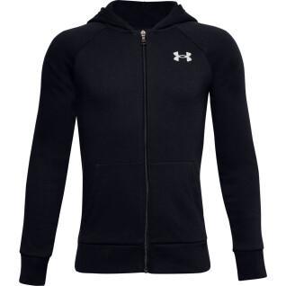 Boy hoodie Under Armour Rival coton Full Zip