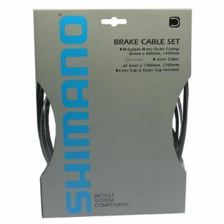 Brake cable and sheath kit for front and rear wheel Shimano