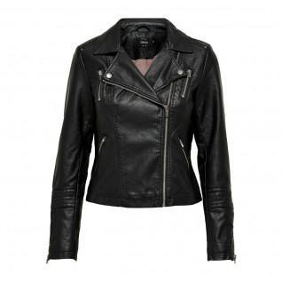 Leather jacket woman Only Gemma imitation cuir biker