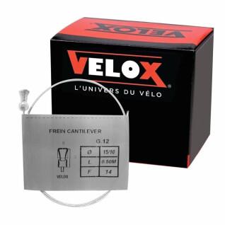 Box of 25 brake cables Velox Cantilever Galva 15-10