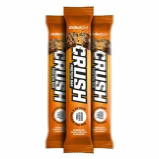 Pack of 12 cartons of snacks Biotech USA crush bar - Chocolat-beurre de noise