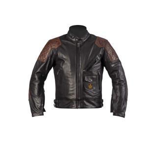 Buffalo & cowhide motorcycle leather jacket Helstons chuck