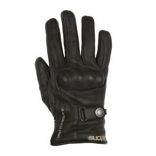 Women's winter leather motorcycle gloves Helstons tinta