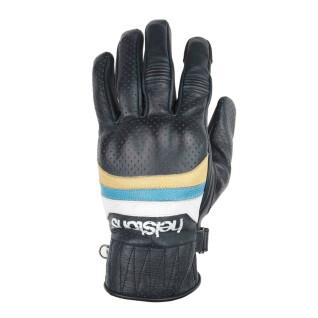 Summer leather motorcycle gloves Helstons mora air