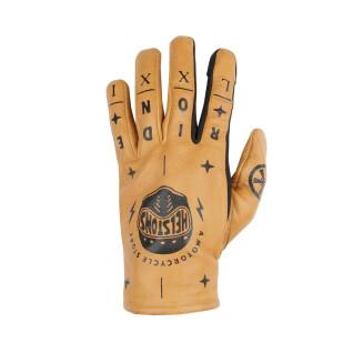 Summer leather gloves Helstons kustom
