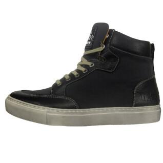 Motorcycle shoes armalith-leather canvas Helstons kobe