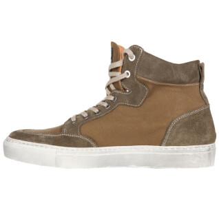 Women's armalith-leather canvas motorcycle shoes Helstons maya