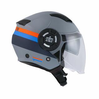 Jet motorcycle helmet Pull-in open face