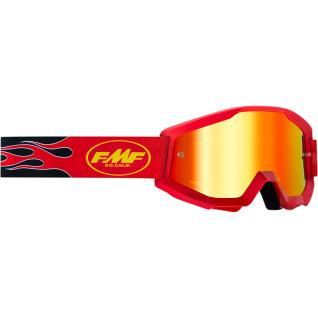 Motorcycle cross goggles FMF Vision flame