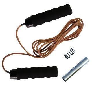 Weighted leather skipping rope Sveltus