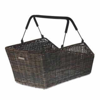 Removable wicker basket with rear handle Basil cento multisystem 22L