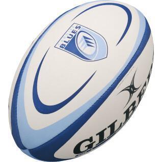 Mini rugby ball Gilbert Cardiff Blue (size 1)