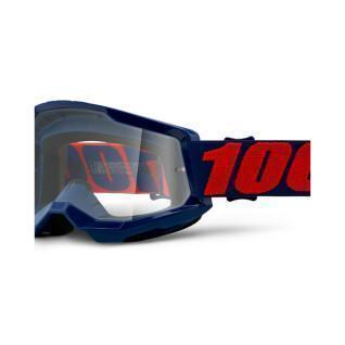 Motorcycle cross mask clear screen 100% Strata 2 Masego
