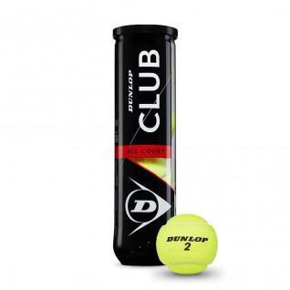 Set of 4 tennis balls Dunlop club