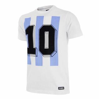 T-shirt number 10 Argentine retro