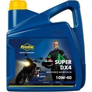 Motorcycle oil 4t semi synthetic Putoline 4L 0W-40 Semi Super DX4