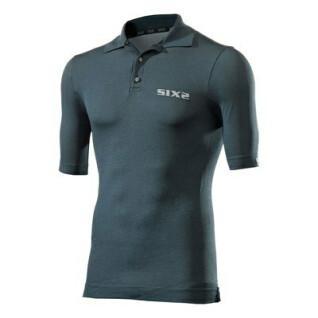 Short sleeve polo shirt Sixs Pertoleum