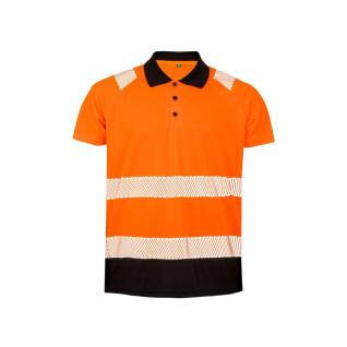 Recycled safety polo shirt Result