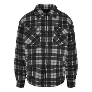 Jacket Urban Classics plaid teddy lined-grandes tailles