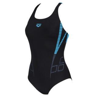Women's 1-piece swimsuit Arena Shiner Pro Back One Piece