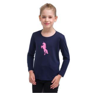 Long sleeve riding t-shirt for girls Cavalliera Just Pink