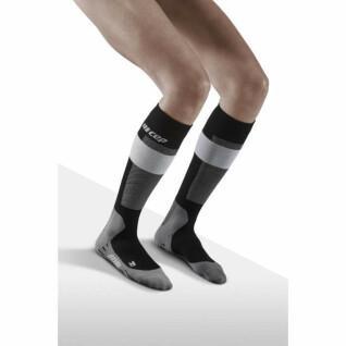 Women's high compression merino ski socks CEP Compression V2