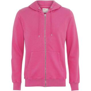 Zip-up hoodie Colorful Standard Classic Organic bubblegum pink