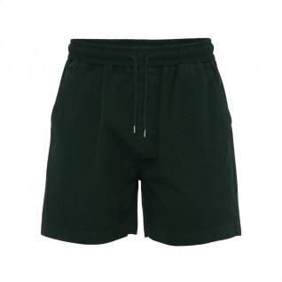 Twill shorts Colorful Standard Organic hunter green
