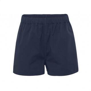 Women's twill shorts Colorful Standard Organic navy blue