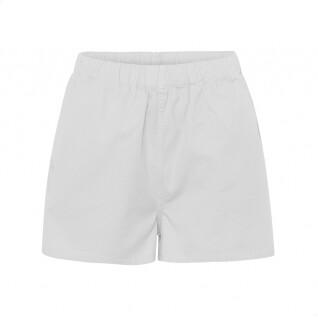 Women's twill shorts Colorful Standard Organic optical white