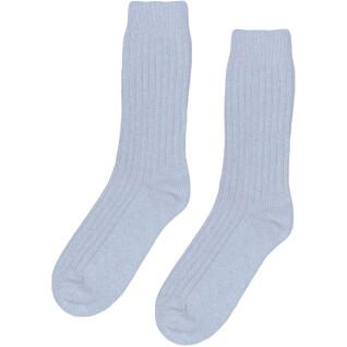 Wool socks Colorful Standard Merino Blend polar blue