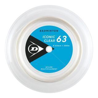 Badminton strings Dunlop Iconic Clear 200 m