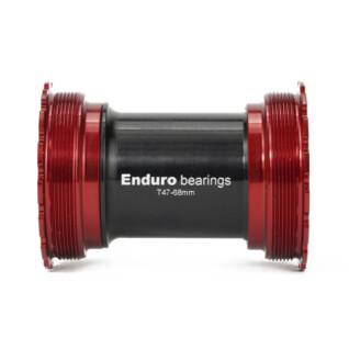Bottom bracket Enduro Bearings T47 BB A/C SS-T47-BB30-Red