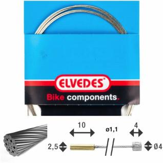 Transmission cable 1x19 stainless steel wires ø1,1mm with head n ø2,5x10 Elvedes