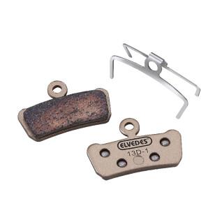 Pair of metal bicycle brake pads Elvedes SRAM Guide / Avid XO Trail