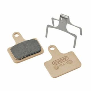 Pair of metallic bicycle brake pads Elvedes Shimano Ultegra BR-RS805, BR-RS505, 405 ...