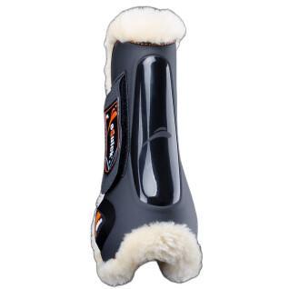 Front horse tendon protector eQuick eLight fluffy