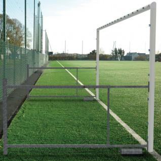 Galva Plast 8 foldable goals model Anfield alu - adjustable side frames from 2,10m to 3,10m - hot galvanized (unpainted)