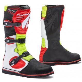 Motorcycle cross boots Forma BOULDER fluo